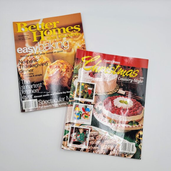 Better Homes & Gardens Magazine November 2000 Easy Baking Christmas Country Styl - Picture 3 of 13